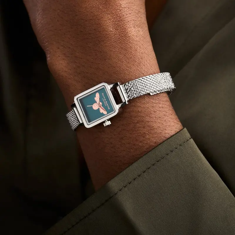 Olivia Burton Lucky Bee Silver Stainless Steel Women Watch Ob16fb27 2