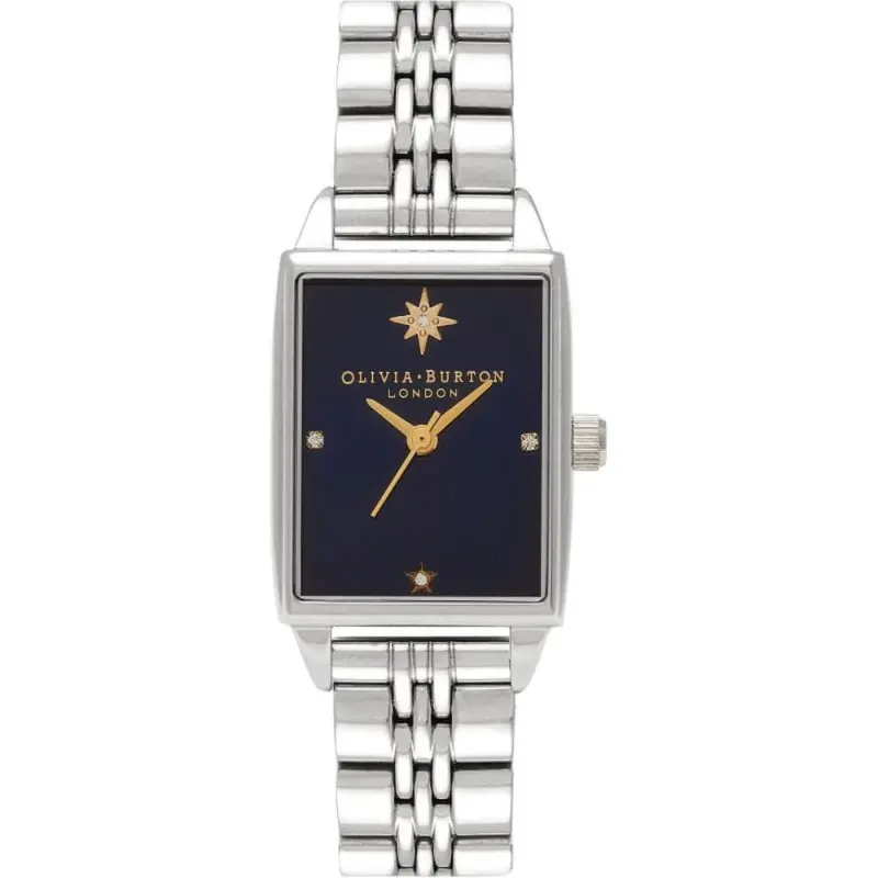 Olivia Burton North Star Silver Stainless Steel Strap Women Watch Ob16gd88 1