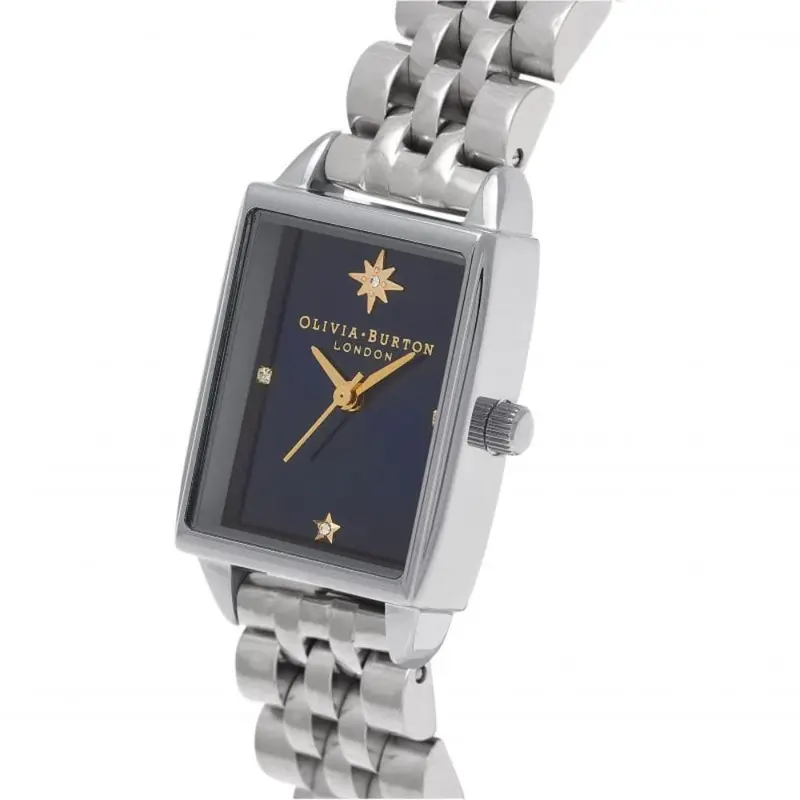 Olivia Burton North Star Silver Stainless Steel Strap Women Watch Ob16gd88 2
