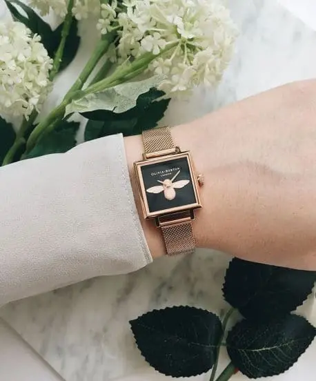 Olivia Burton Ob16am96 Square Dial Women's Watch 2