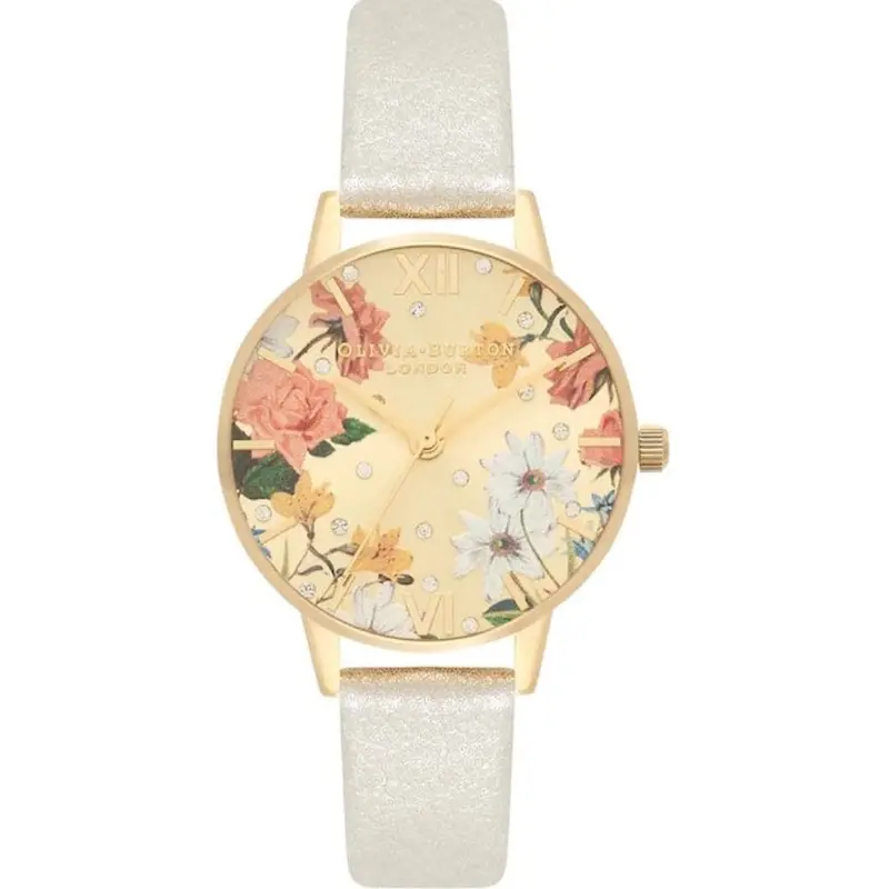Olivia Burton Ob16bf35 Sparkle Florals Gold Women's Watch 1