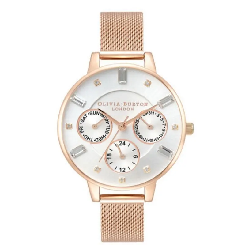 Olivia Burton Ob16cg99 Rose Gold Stainless Steel Women Watch 1