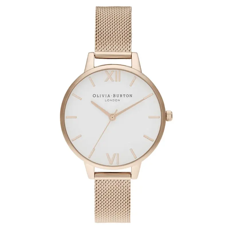 Olivia Burton Ob16de10 Rose Gold Stainless Steel Women Watch 1