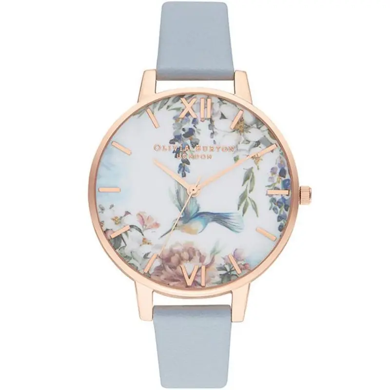 Olivia Burton Ob16eg146 Grey Leather Women Watch 1