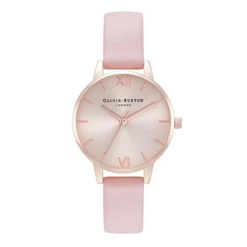 Olivia Burton Ob16en14 Pink Leather Women Watch 1