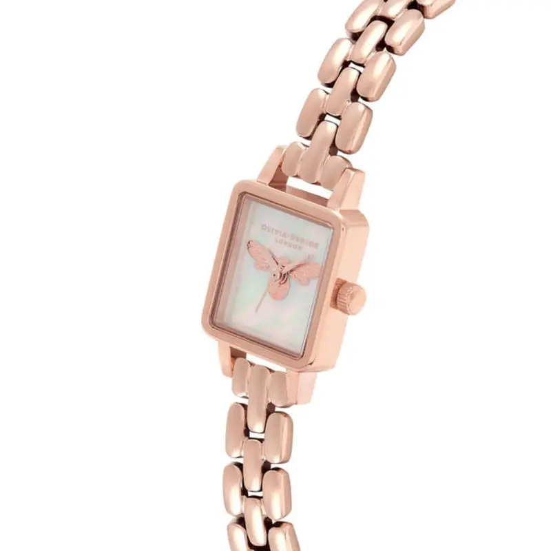 Olivia Burton Ob16fb22 Lucky Bee Stainless Steel Women Watch 2