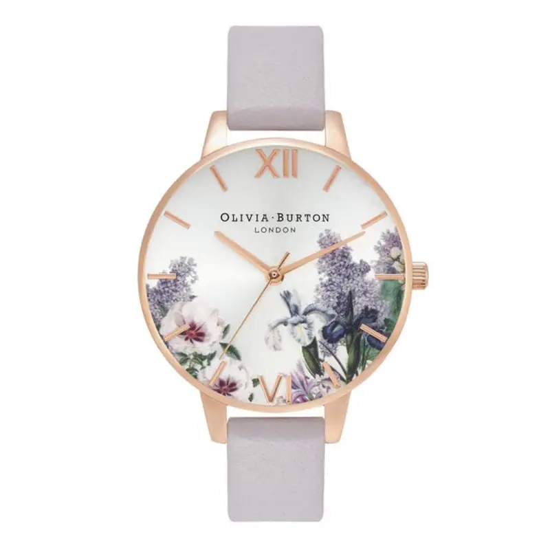 Olivia Burton Ob16fs114 Gray Leather Women Watch 1