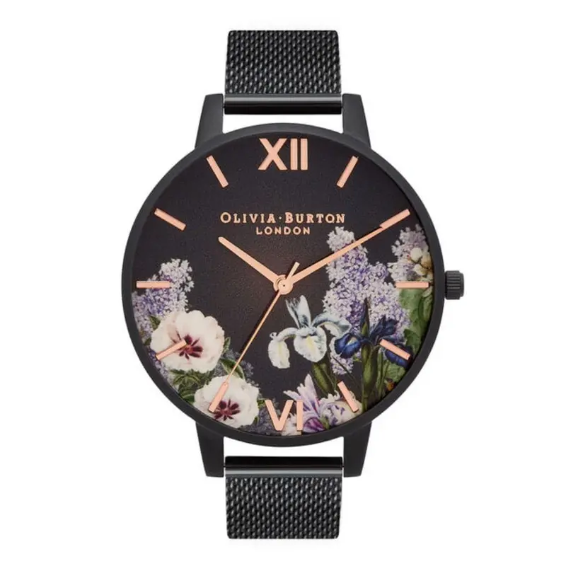 Olivia Burton Ob16fs116 Black Stainless Steel Women Watch 1