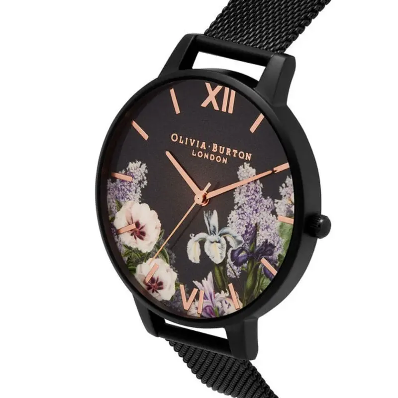 Olivia Burton Ob16fs116 Black Stainless Steel Women Watch 2