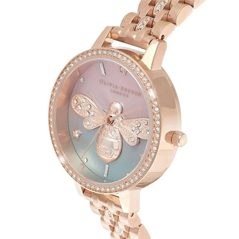 Olivia Burton Ob16gb04 Sparkle Bee Women's Watch 2