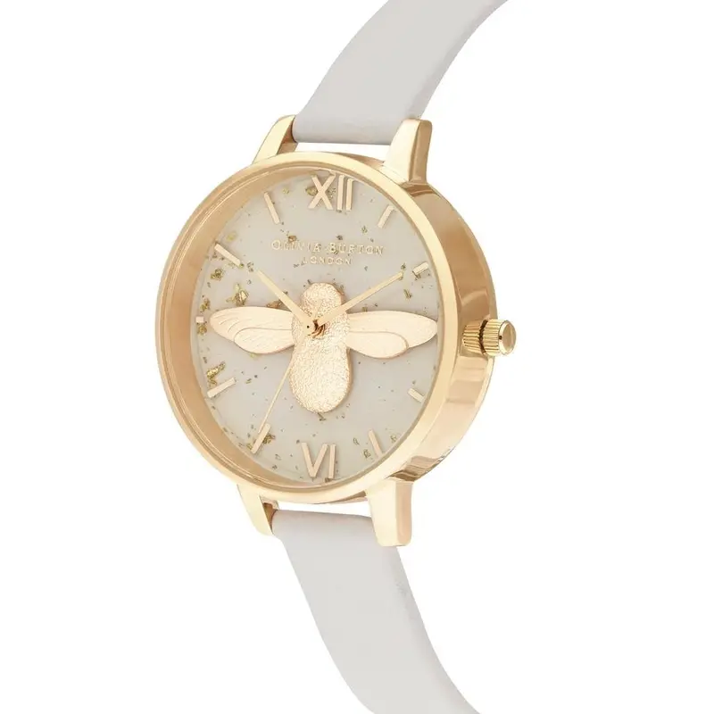 Olivia Burton Ob16gd37 Celestial Bee Peral Pink & Gold Women's Watch 2