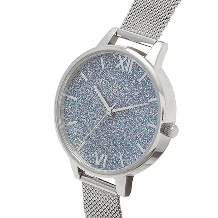 Olivia Burton Ob16gd77 Glitter Silver Dial Women's Watch 2