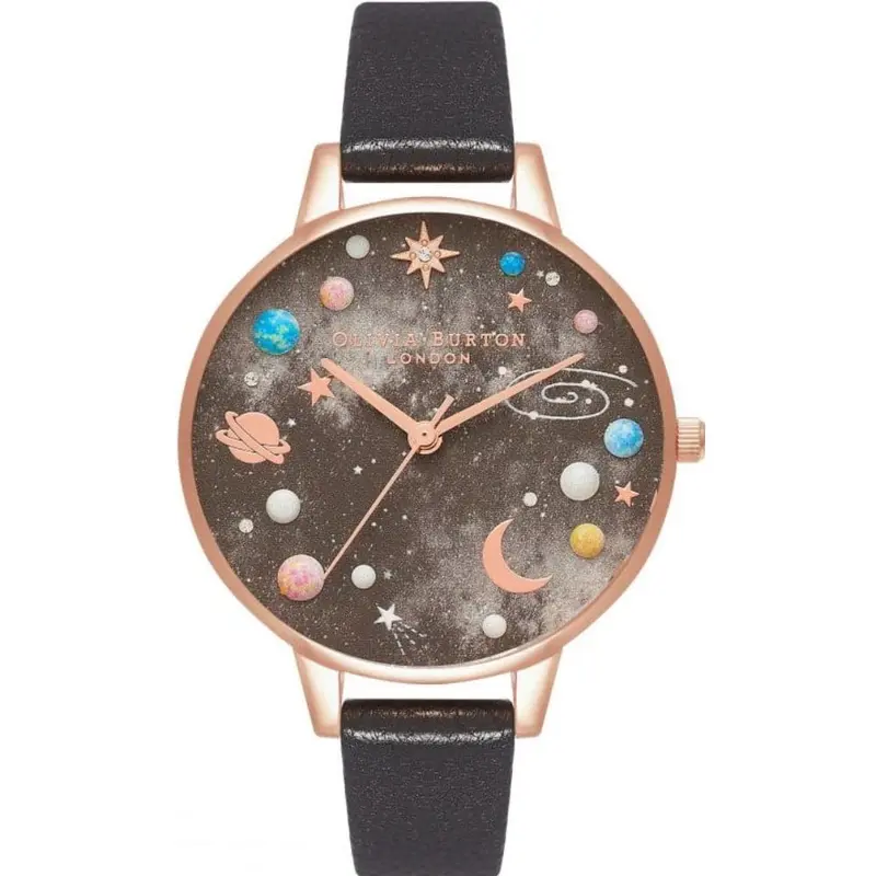 Olivia Burton Ob16gd83 Celestial Black & Stone Women's Watch 1