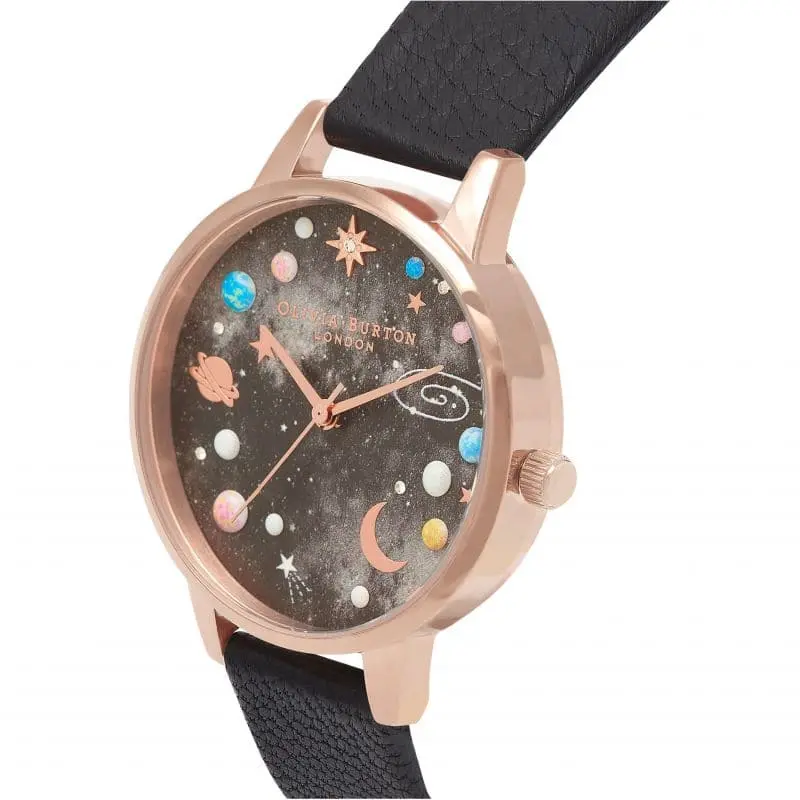 Olivia Burton Ob16gd83 Celestial Black & Stone Women's Watch 2