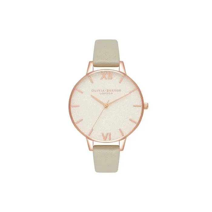 Olivia Burton Ob16gd89 Glitter White Dial Women's Watch 1
