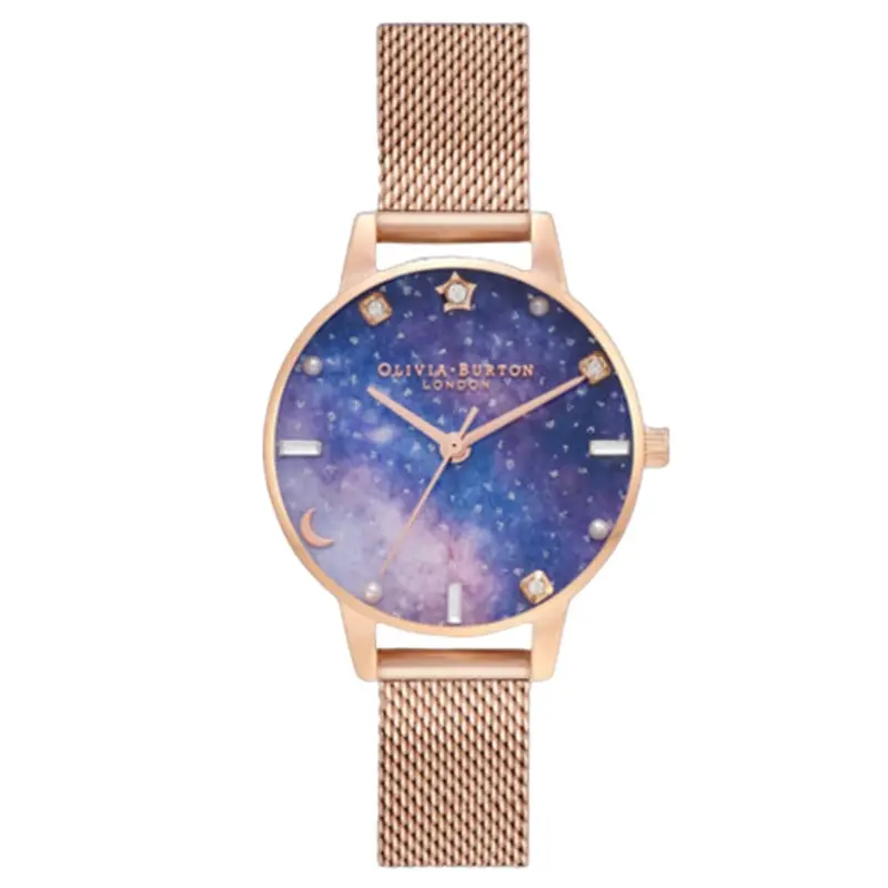 Olivia Burton Ob16gd98 Rose Gold Stainless Steel Women Watch 1