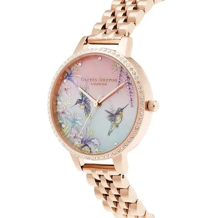 Olivia Burton Ob16pp60 Rose Gold Stainless Steel Women's Watch 2