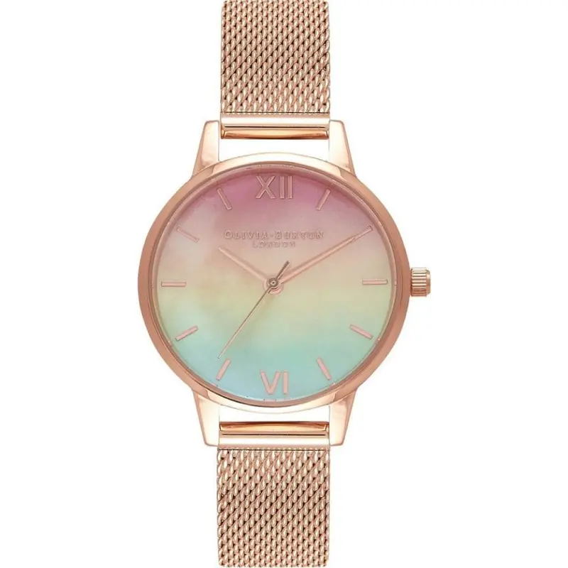 Olivia Burton Ob16rb25 Rainbow Pearl Dial Women's Watch 1