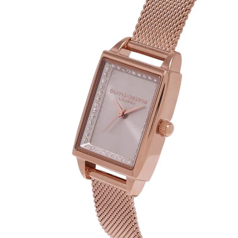 Olivia Burton Ob16ss37 Classic Sparkle Tank Women's Watch 2
