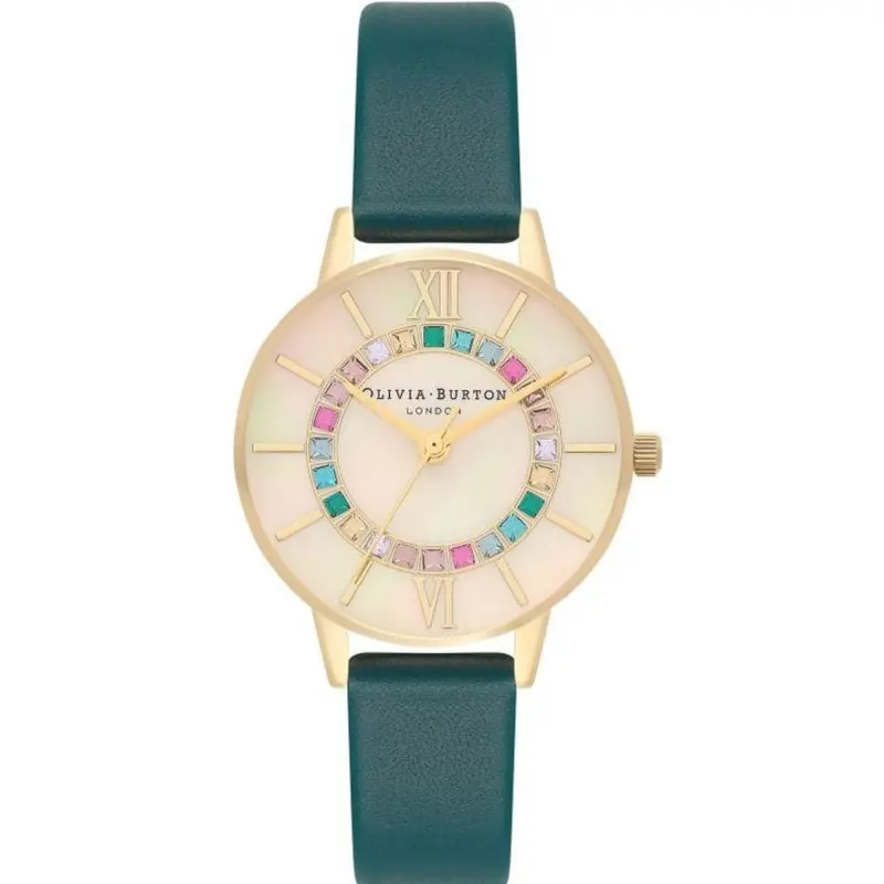 Olivia Burton Ob16wd99 Nude Mother Of Pearl Stone Women's Watch 1