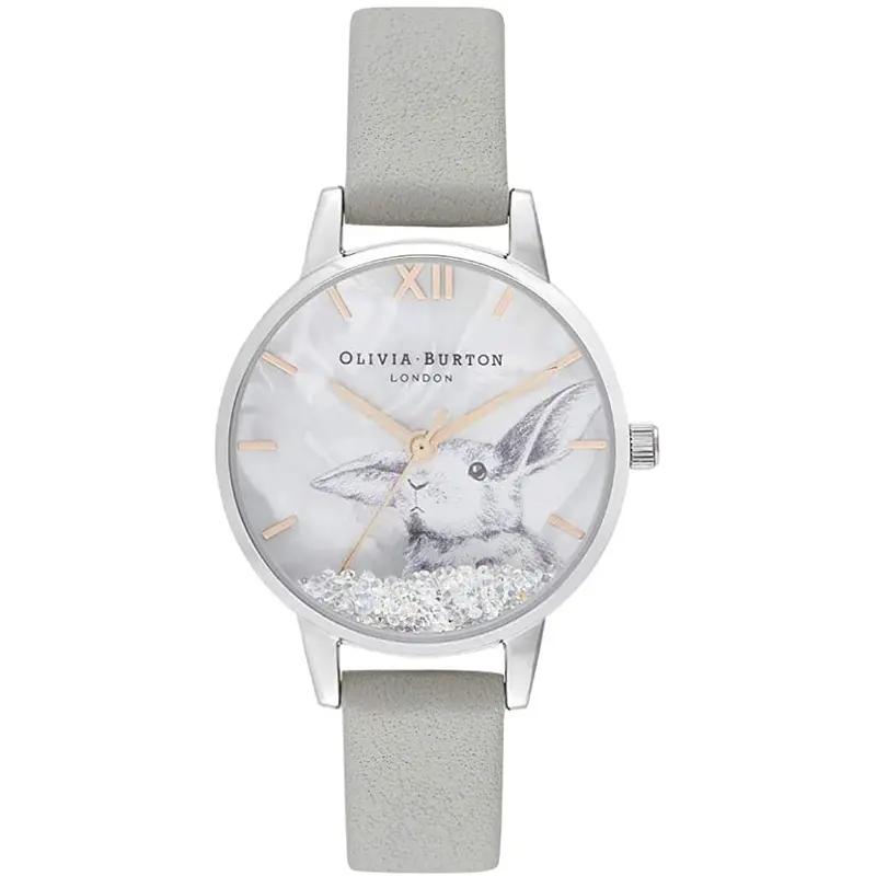 Olivia Burton Ob16wl86 Gray Leather Women Watch 1