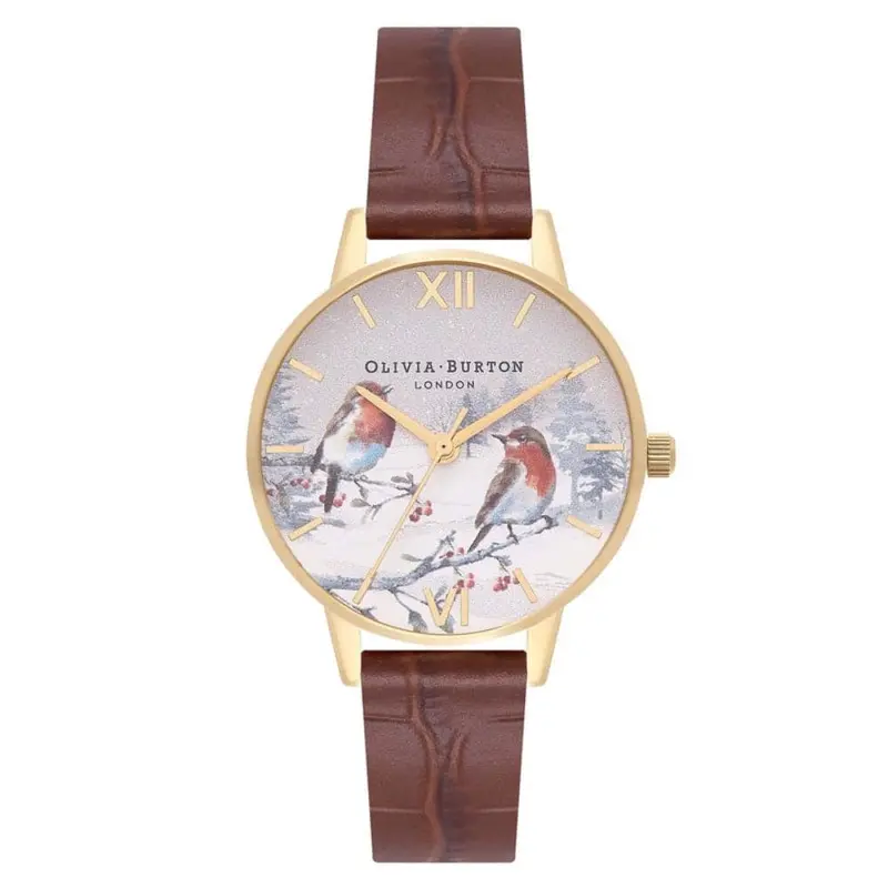 Olivia Burton Ob16wl92 Brown Leather Women Watch 1