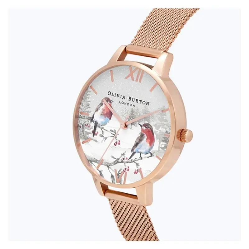 Olivia Burton Ob16wl93 Rose Gold Stainless Steel Women Watch 2