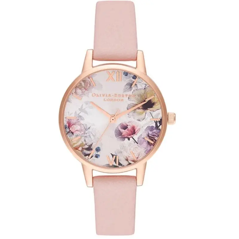 Olivia Burton Obgset133 Pink Leather Women Watch 1