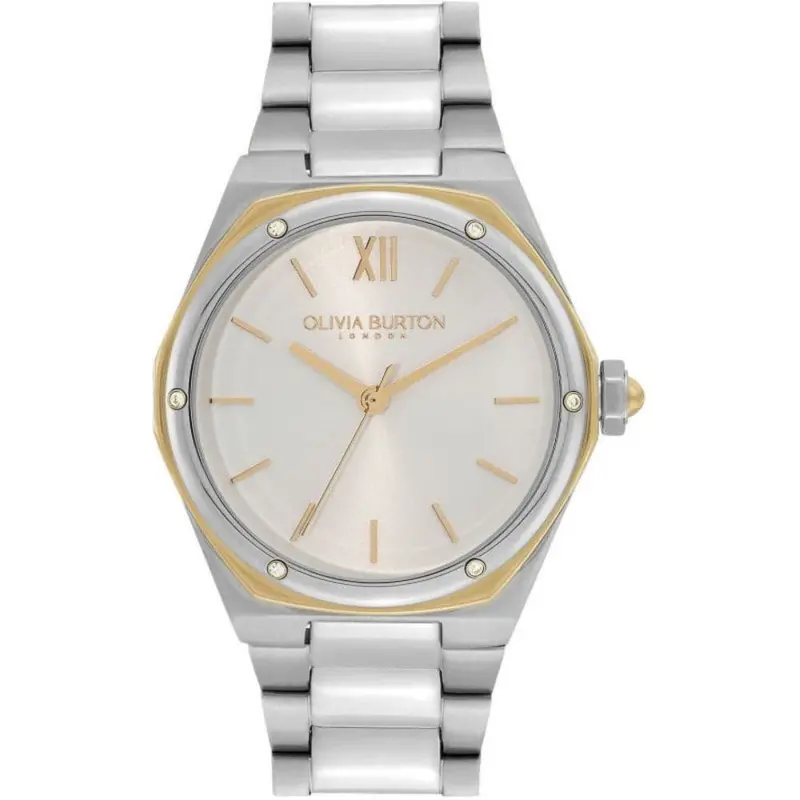 Olivia Burton Sports Luxe Silver Dial Stainless Steel Strap Women Watch 24000031 1