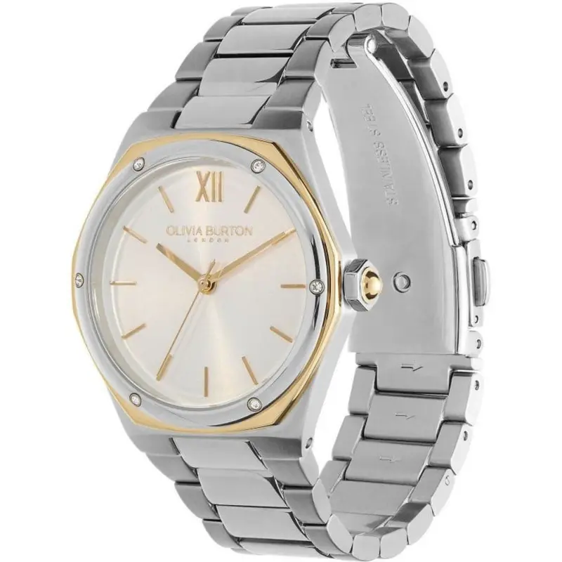 Olivia Burton Sports Luxe Silver Dial Stainless Steel Strap Women Watch 24000031 2