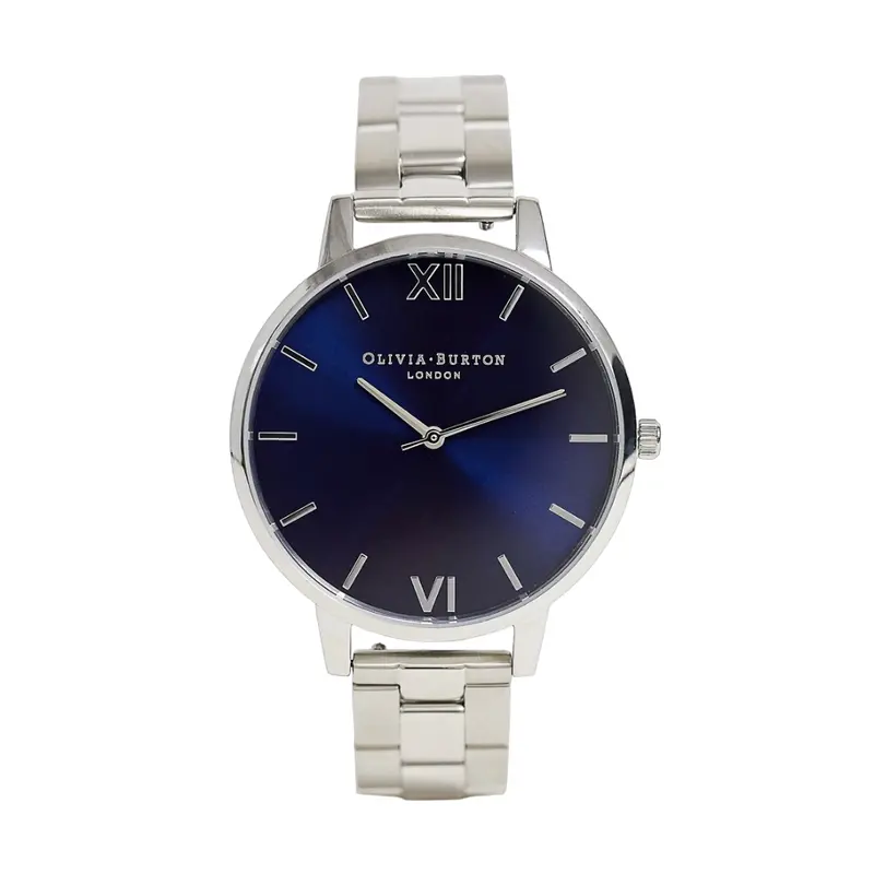 Olivia Burton The Shoreditch Collection Midnight Blue Sunray Women's Watch Ob16sh02 1