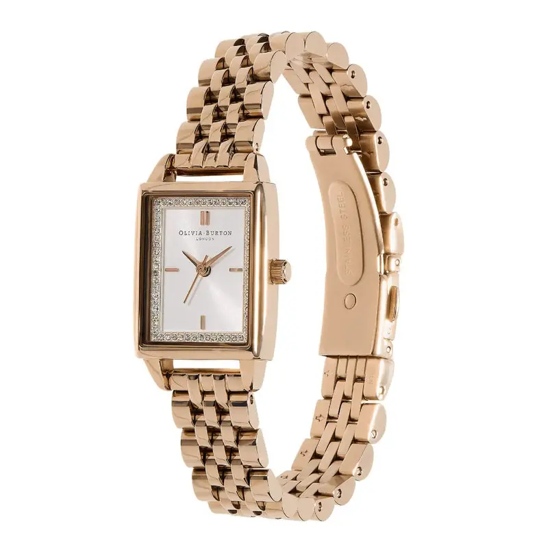 Olivia Burton Townhouse Rose Gold Stainless Steel Strap Women Watch 24000014 2