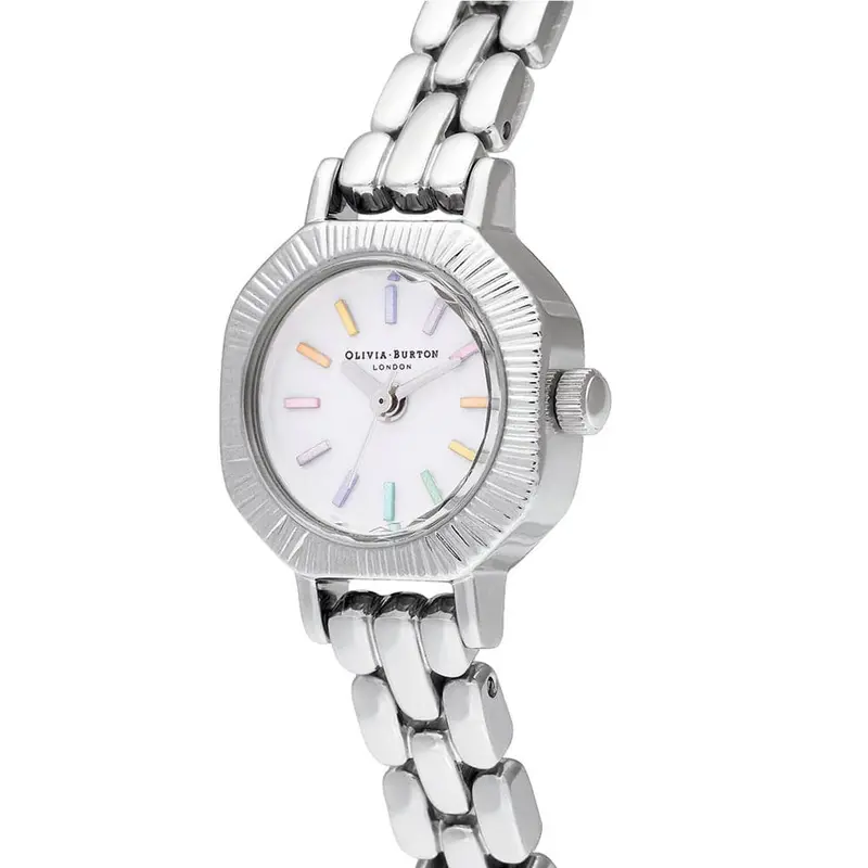 Olivia Burton White Dial Silver Stainless Steel Strap Women Watch Ob16cc52 2
