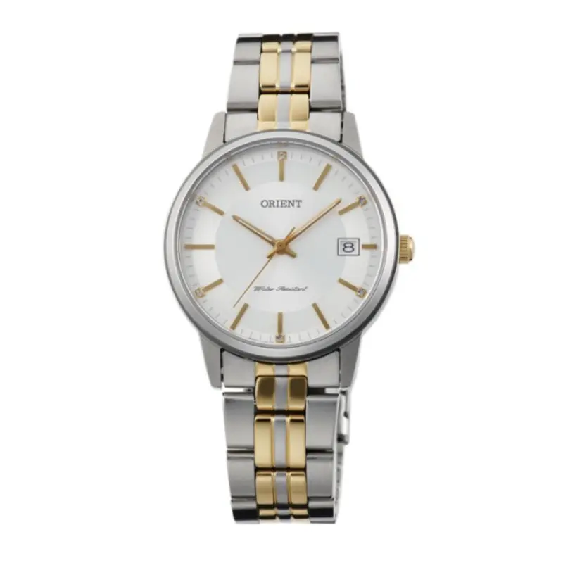 Orient Analog Two-Tone Stainless Steel Women's Watch Fung7002w0 1