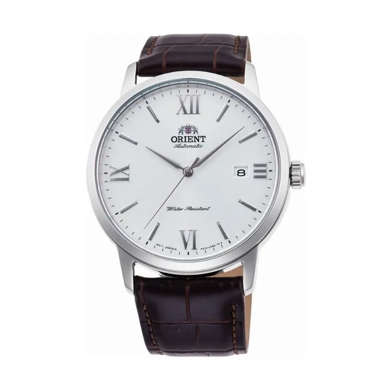 Orient Automatic Ra-Ac0f12s10b Brown Leather Men Watch 1