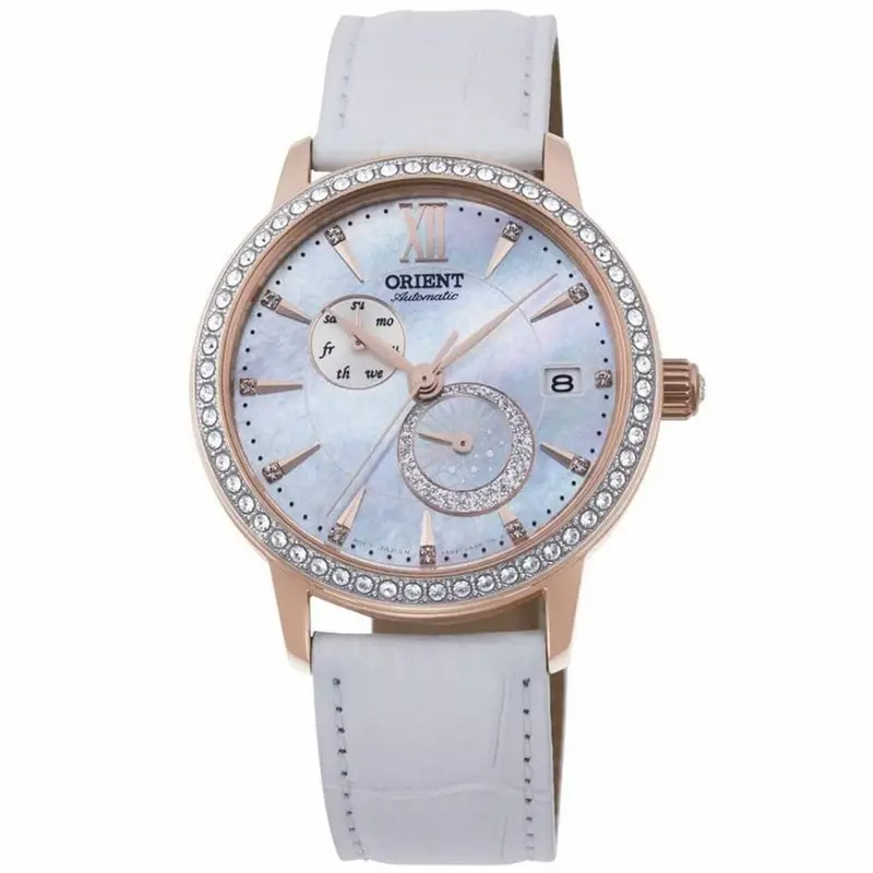 Orient Automatic Ra-Ak0004a00c White Leather Women Watch 1