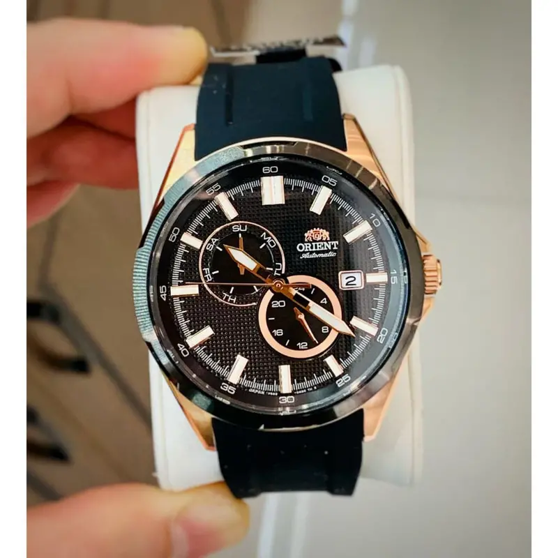 Orient Automatic Ra-Ak0604b00c Black Strap Men Watch 2