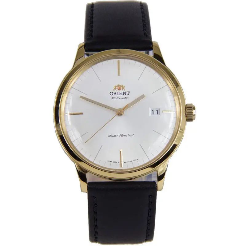 Orient Automatic White Dial Black Strap  Men’S Watch Sac0000bw0 1