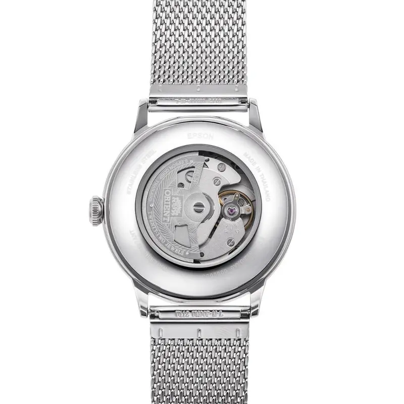Orient Bambino Automatic Champagne Dial Milanese Mesh Strap Men’S Watch Ra-Ac0020g30b 2