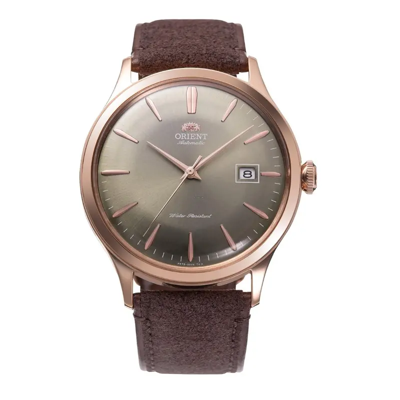 Orient Bambino Ra-Ac0p04y30b Automatic Brown Leather Watch 1