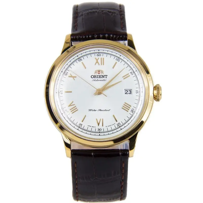 Orient Bambino Sac00007w0 Brown Leather Men Watch 1