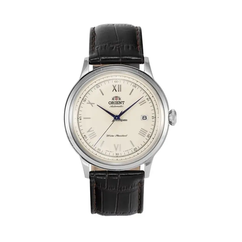 Orient Bambino Tac00009n0 Champagne Dial Leather Watch 1