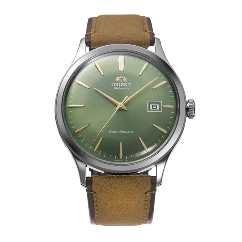 Orient Bambino Version 4 Brown Leather Strap Men Watch Ra-Ac0p01e10b 1