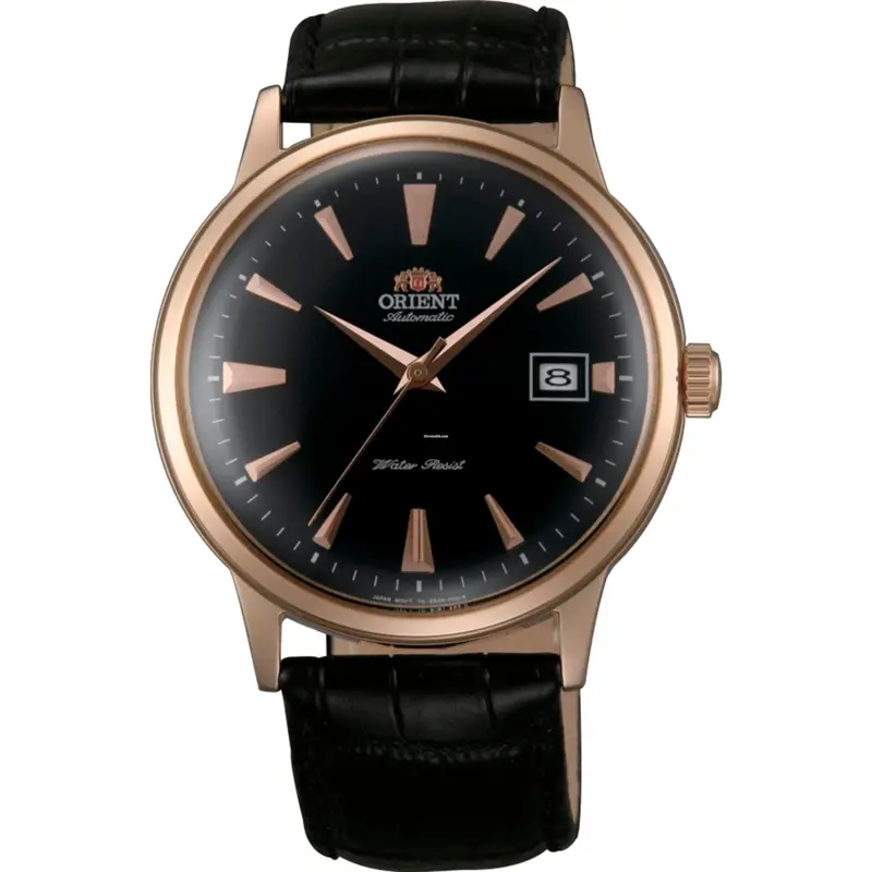 Orient Brand New Bambino Rose Gold Automatic Uhram Leather Strap  Fac00001b0 Men's Watch 1