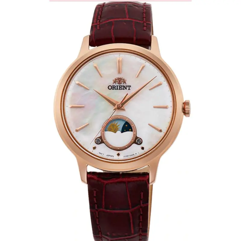 Orient Classic Ra-Kb0002a10b Red Leather Women Watch 1