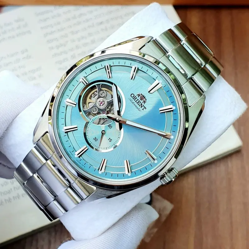 Orient Contemporary Semi-Skeleton Stainless Steel Strap Men Watch Ra-Ar0009l10b 2