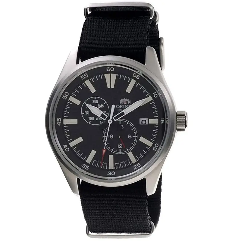 Orient Defebder Ra-Ak0404b10b Black Strap Men Watch 1