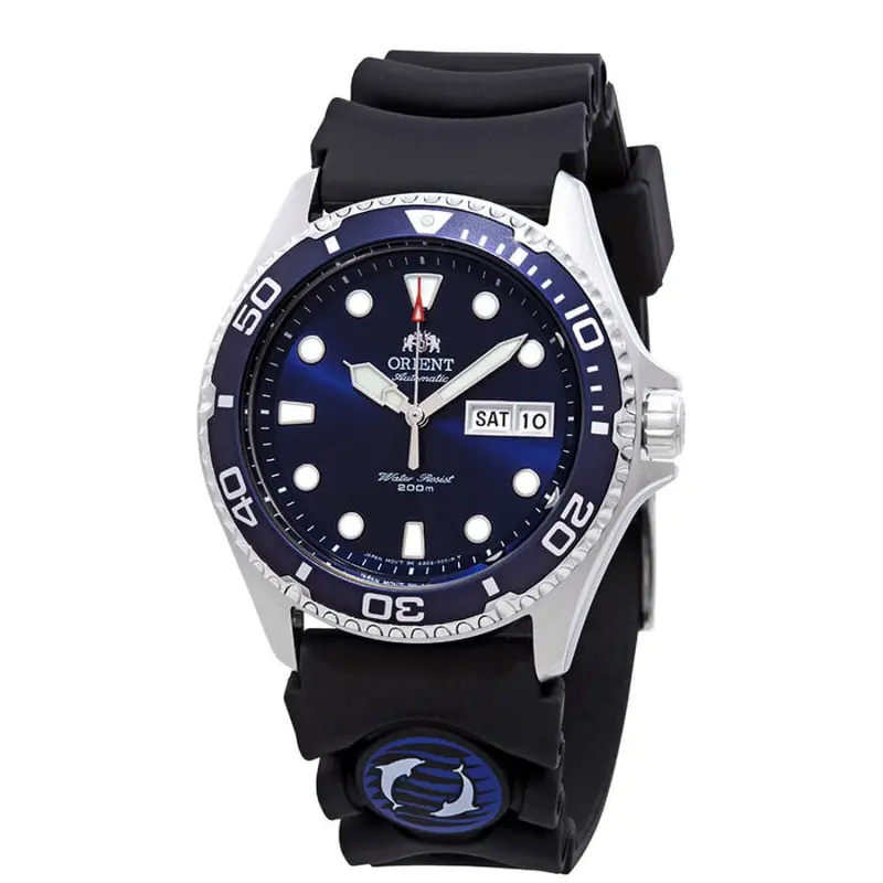 Orient Faa02008d9 Blue Rubber Strap Men's Watch 1