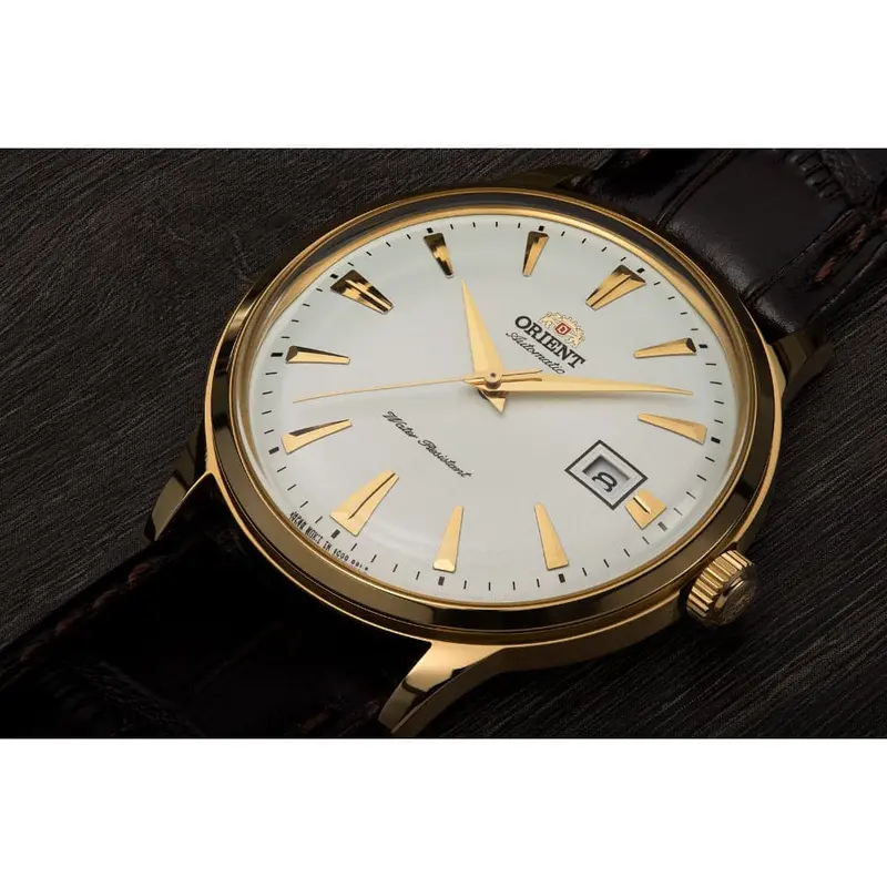 Orient Fac00003w0 Black Leather Men's Watch 2