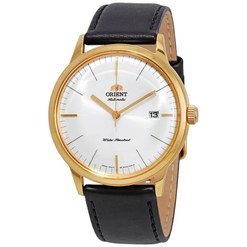 Orient Fac0000bw0 Black Leather Men's Watch 1